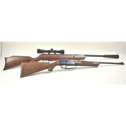 Lot of two air rifles.  The lot includes:  a  Daisy Model 880 pump BB air rifle with a 21”  barrel i