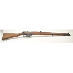 Lee-Enfield SMLE MK III bolt action rifle, .303 British caliber, Serial #27618. The rifle is in f