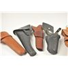 Image 2 : Bonanza box lot of commercial holsters from a  police officer/collector dating back to the  1950’s i