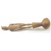 Image 1 : A unique American Indian Anthropomorphic  large wooden spoon. Measures 11 ½” overall.  Appears to be