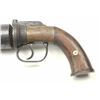 Image 4 : British transition pepperbox to revolver  marked, “IMPROVED REVOLVER”.  The six shot  pistol is appr