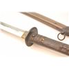 Image 1 : WWII era Japanese Samurai sword in military  issue mounts.  The blade has been buffed and  cleaned i