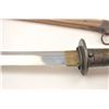 Image 8 : WWII era Japanese Samurai sword in military  issue mounts.  The blade has been buffed and  cleaned i