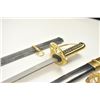Image 8 : Lot of 2 Civil War reproduction sabers with  scabbard. 1 U.S. with fancy eagle guard and 1  C.S.A. B