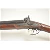 Image 13 : Double barrel percussion shotgun with lock  signed in fancy letters, “T.F.” or “T.E.”  Bishop.  10 g