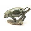 Image 1 : Carved hard stone (Verdite from Zimbabwe  similar to jade) statue by P.M. Zubute who is  considered 