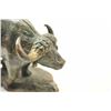 Image 3 : Carved hard stone (Verdite from Zimbabwe  similar to jade) statue by P.M. Zubute who is  considered 