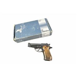 Beretta Model 84 DA semi-automatic pistol, .380 ACP caliber, Serial #B02873Y. The pistol is in ne