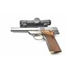 Image 1 : High Standard The Victor semi-automatic  pistol, .22 Long Rifle caliber, Serial  #ML26378.  The pist