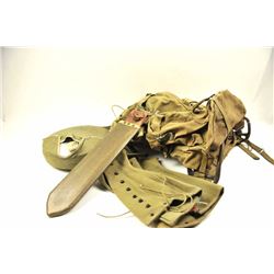 Another military collector lot of WWII and  Korean War militaria items.  Est.:   $200-$400.