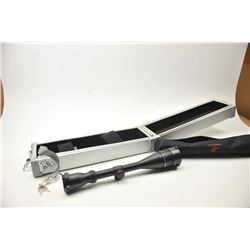 Winchester Model WRK-533 4 x 12 x 50 variable power scope with an adjustable objective. The scope