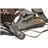Image 6 : Lot of vintage holsters from an old time  collector, including Luger, P-38, three U.S.,  .45 Auto, s