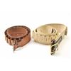 Image 8 : Creger Leather of Tustin, leather and fabric  cartridge belt for 12 gauge shotgun shells in  an Old 