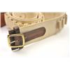 Image 9 : Creger Leather of Tustin, leather and fabric  cartridge belt for 12 gauge shotgun shells in  an Old 
