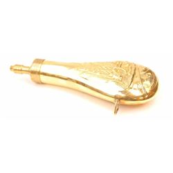 Colt patent marked reproduction powder flask, similar to a Paterson and Walker flask. Est.: $100