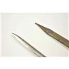 Image 2 : A 19th century gilt bronze mounted pearl  grippe dagger circa 1840 with 10” diamond  shaped double e