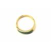 Image 4 : One elegant mans  ring inset with a custom  cut jade in 14k yellow gold  Est:$500-1000