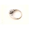 Image 2 : One beautifully designed vintage ring in 14k  white gold set with a ¼ ct center and 18 side  diamond