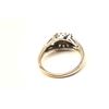 Image 3 : One beautifully designed vintage ring in 14k  white gold set with a ¼ ct center and 18 side  diamond