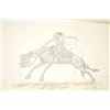Image 2 : Lot of 11 cowboy and western etchings by  Edward Borein in various sizes on heavy rag  paper.  The p