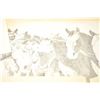 Image 8 : Lot of 11 cowboy and western etchings by  Edward Borein in various sizes on heavy rag  paper.  The p