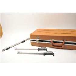 Lot of three Thompson Center barrels including: a “Super 16” in .45-70 caliber, Super 14 in .223