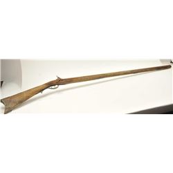 Western Pennsylvania made Kentucky percussion rifle, .40 caliber, Serial #NSNV. The rifle is wate