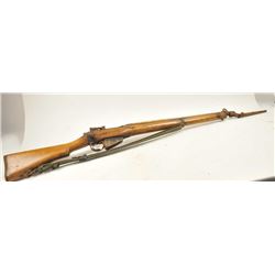 Lot of two military bolt action rifles. 1. Lee-Enfield No.4 MK. 2 bolt action rifle, .303 British
