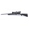 Image 1 : Savage Model 93R17 bolt action rifle, .17 HMR  caliber, 21” barrel, mat black finish,  checkered com