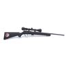 Image 2 : Savage Model 93R17 bolt action rifle, .17 HMR  caliber, 21” barrel, mat black finish,  checkered com