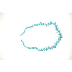 Beautiful old pawn Turquoise necklace measuring 33” in length with outstanding polished stones mar