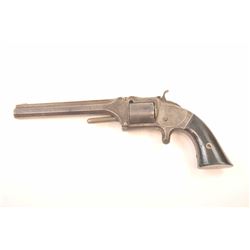 Smith & Wesson Model 2 Army SA revolver, .32 caliber, Serial #60261. The pistol is in good overal