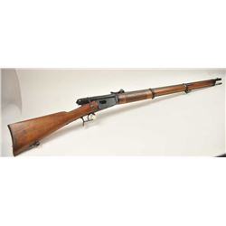 Swiss Vetterli Model 1869/71 bolt action rifle, .41 Rimfire caliber, Serial #145126. The rifle is
