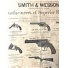 Image 2 : Vintage Smith & Wesson poster advertising the  New Model revolvers circa 1880.  The poster  measures