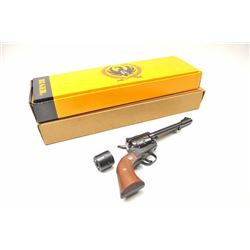 Ruger New Model Single Six revolver, Serial #262-89420, in .22 Long Rifle with an extra cylinder i