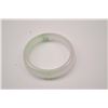 Image 2 : One genuine lavender jade bangle bracelet  with green splashes Est:$150-300