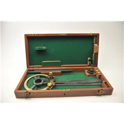 Vintage British Navigational Plotter circa 1870 marked, “LENNIE, EDINBURGH. The plotter is in fin