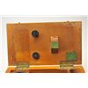 Image 3 : WWII Navy Azimuth Telescope by the Wollensak  Optical Company in the original 1943 dated  wooden cas