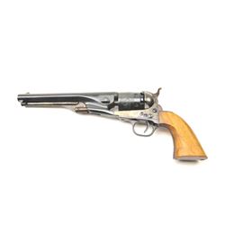 New Navy 1861 style percussion revolver in .36 caliber and made in Italy, S/N N1116. No importer o