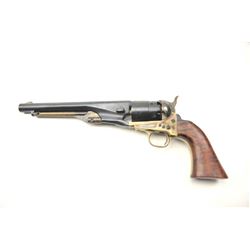 1860 Army Colt style replica .44 percussion blackpowder revolver by Filli Pietta Italy, S/N 40845.