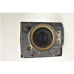 Vintage Cold War era Hycon aerial camera lens cone. This lens cone is similar to those used by hi