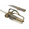 Image 2 : 1872 U.S. Cavalry Officer’s sword with  scabbard. Unmarked as to maker. Good overall  with deep pati