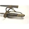 Image 8 : 1872 U.S. Cavalry Officer’s sword with  scabbard. Unmarked as to maker. Good overall  with deep pati