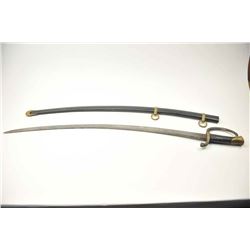 1840 Artillery Officer’s sabre by Ames dated 1847 and marked “Ames Caabotville”. Good overall with