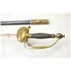 Image 2 : French 19th century Artillery Officer’s sword  in good condition with scabbard.  H.A.  maker’s marks