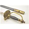 Image 3 : French 19th century Artillery Officer’s sword  in good condition with scabbard.  H.A.  maker’s marks