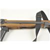 Image 3 : Law Enforcement folding stock for a Ruger  Mini-14.  The smooth wood stock has a folding  steel butt