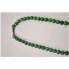 Image 2 : One unique green Jade necklace with leaf  designs and beads Est:$375-750