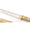 Image 10 : Japanese late 19th Century Tanto with ornate  brass mounts, the type favored by doctors and  merchan