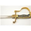 Image 2 : Nazi era Officer’s sword with steel scabbard,  fine blade in good to very good overall  condition.  